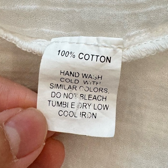 Nili Lotan Bohemian Embroidered Peasant Blouse S - Picture 8 of 9